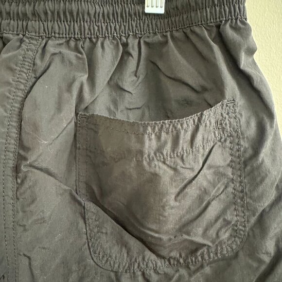 American Eagle Outfitters 100% Nylon Black Drawstring High Rise Shorts. Size S - Picture 3 of 6